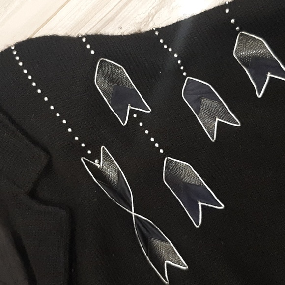 Vintage long sweater jacket - Picture 2 of 6